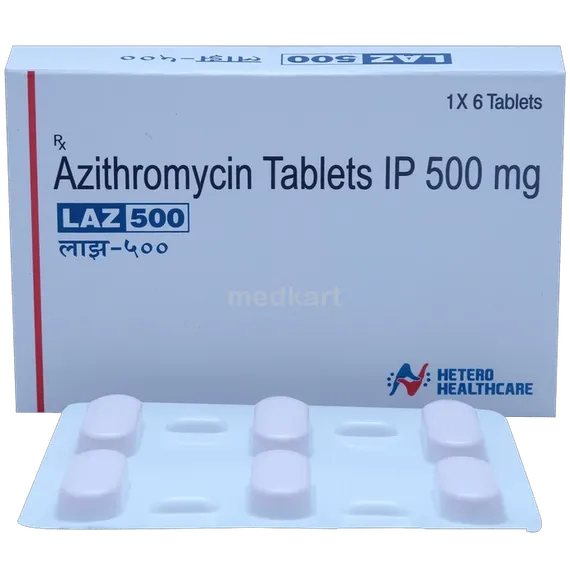 laz 500mg tablet 6's